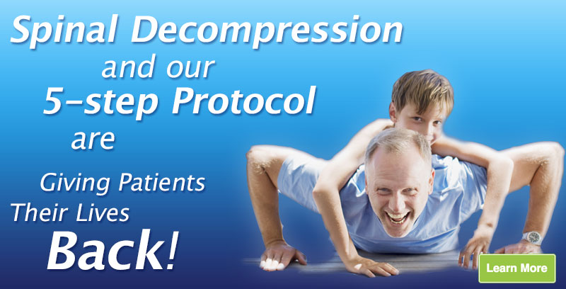 Spinal Decompression and our 5 step protocol are Giving Patients Their Lives Back